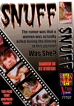 Snuff (1976) เรื่องจริง หรือการถ่ายทำ…ติดตามกันได้ใน Snuff ฉบับปี 1976